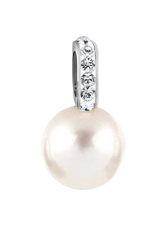 NENALINA Anhänger Muschelkern-Perle Kristalle 925 Silber