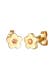 Ohrringe Kinder Blume Rosa 925 Silber, mit Kristallen von Swarovski®