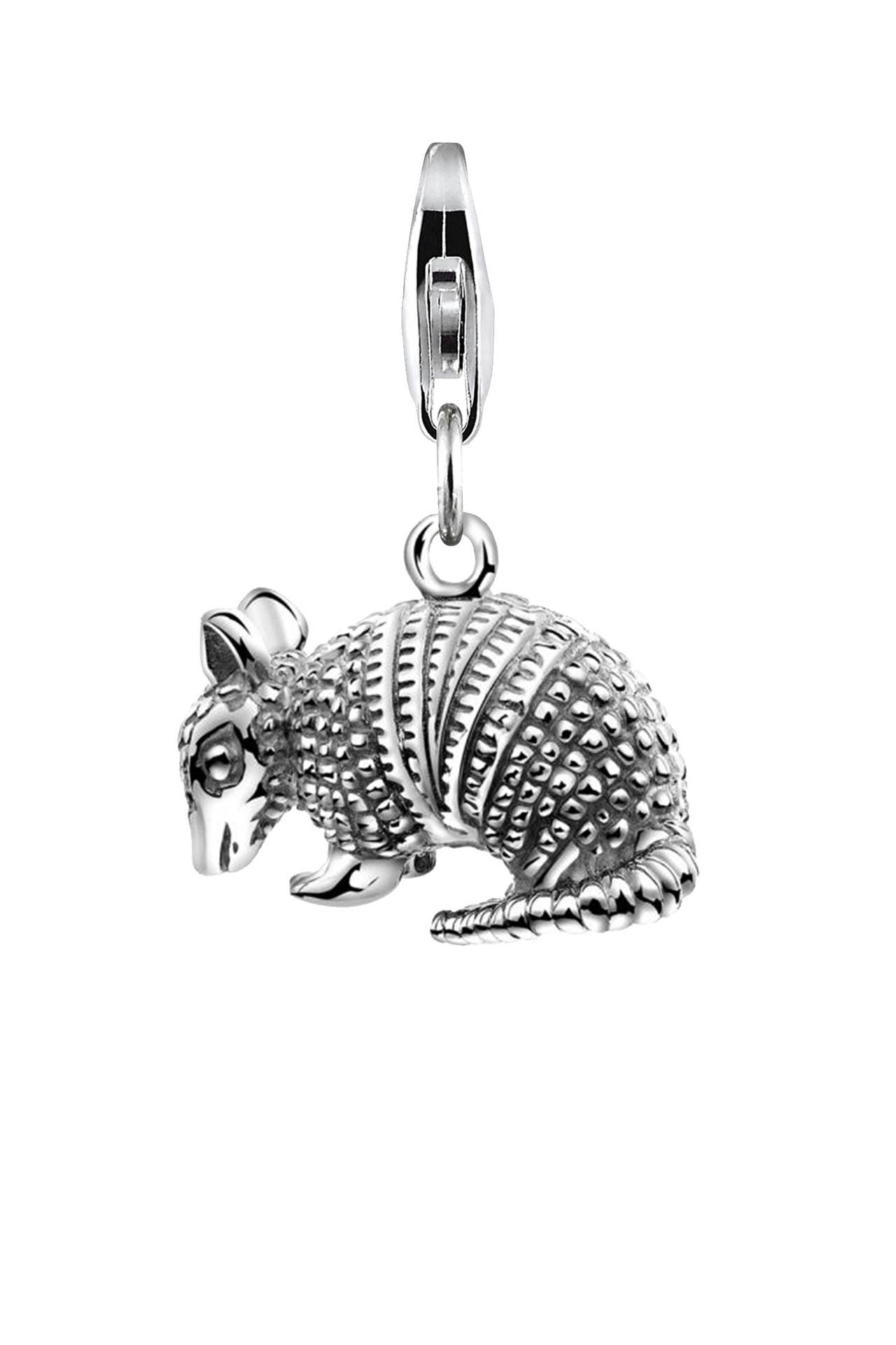 NENALINA Charm Anhänger Gürteltier 925 Silber, Bild 1