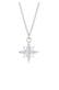 Kette Stern Astro 925 Silber, mit Kristallen von Swarovski® Silber
