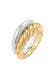 Ring Gedreht Bandring Classic (2 tlg) Set 925 Silber Bunt