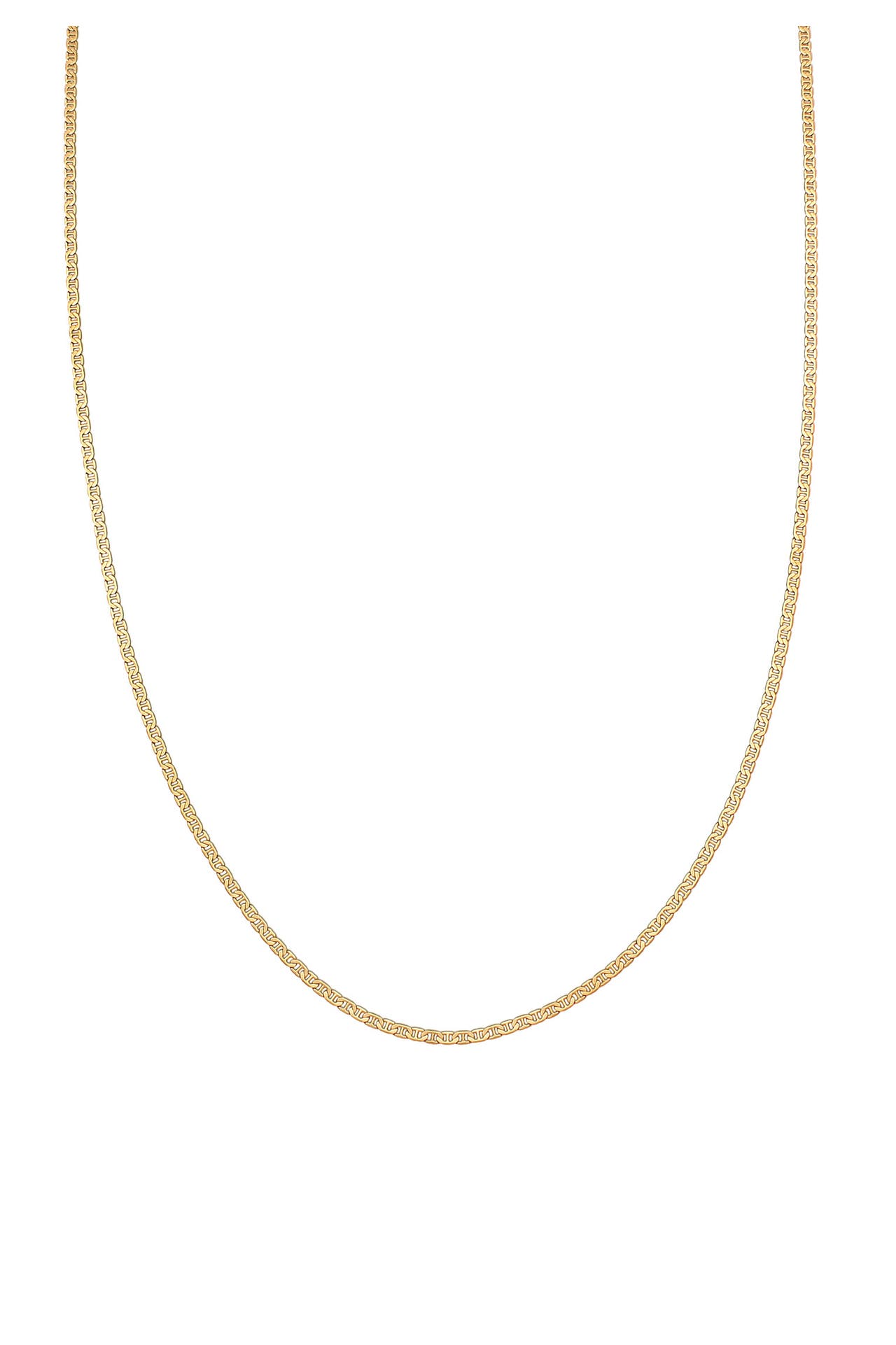 KUZZOI Kette Herren Stäbchenpanzerkette Basic 925 Silber Gold, Bild 1