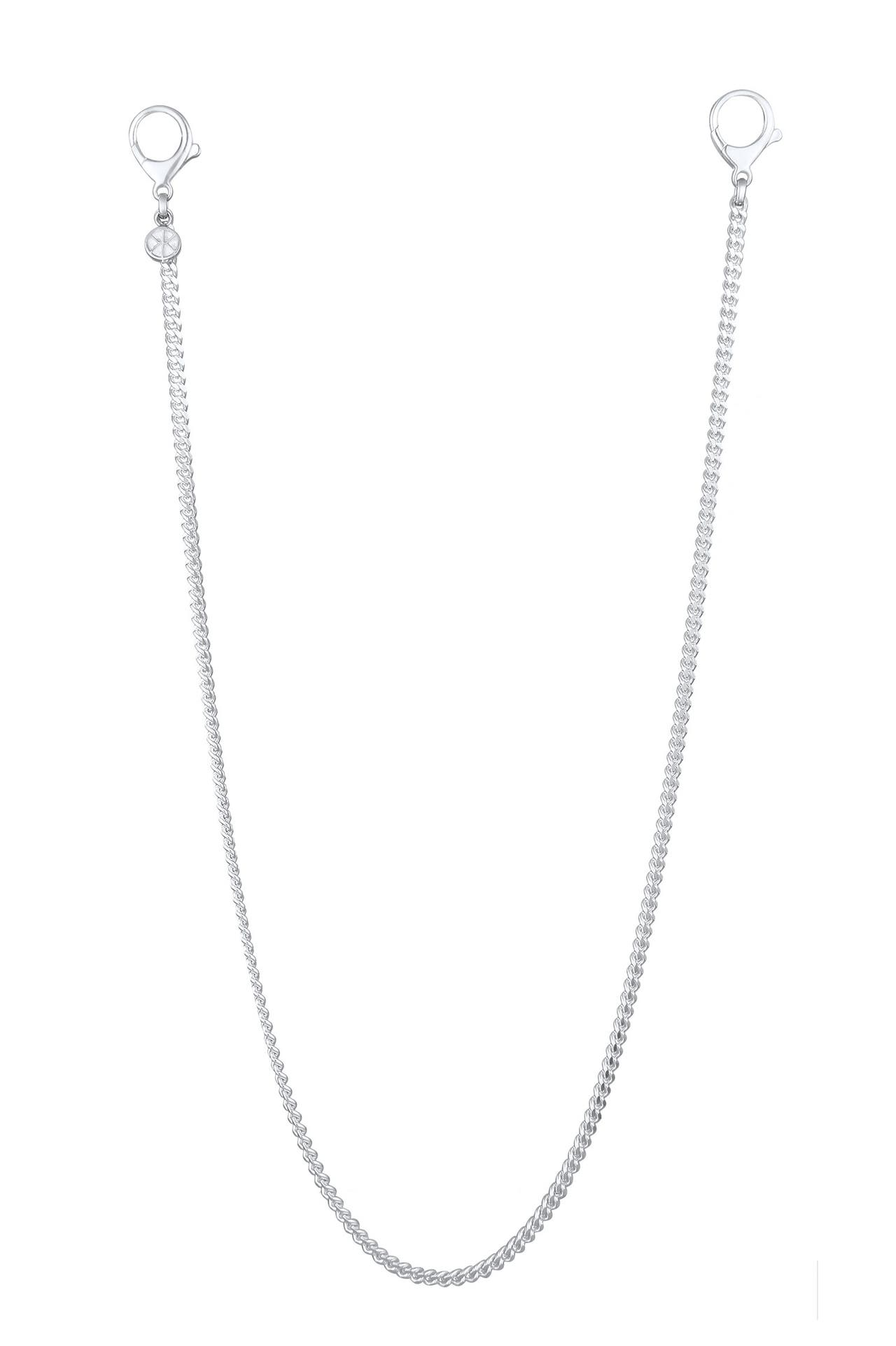 KUZZOI Schmuckset Herren Hosenkette Geldbörsenkette 925 Silber Silber, Bild 1