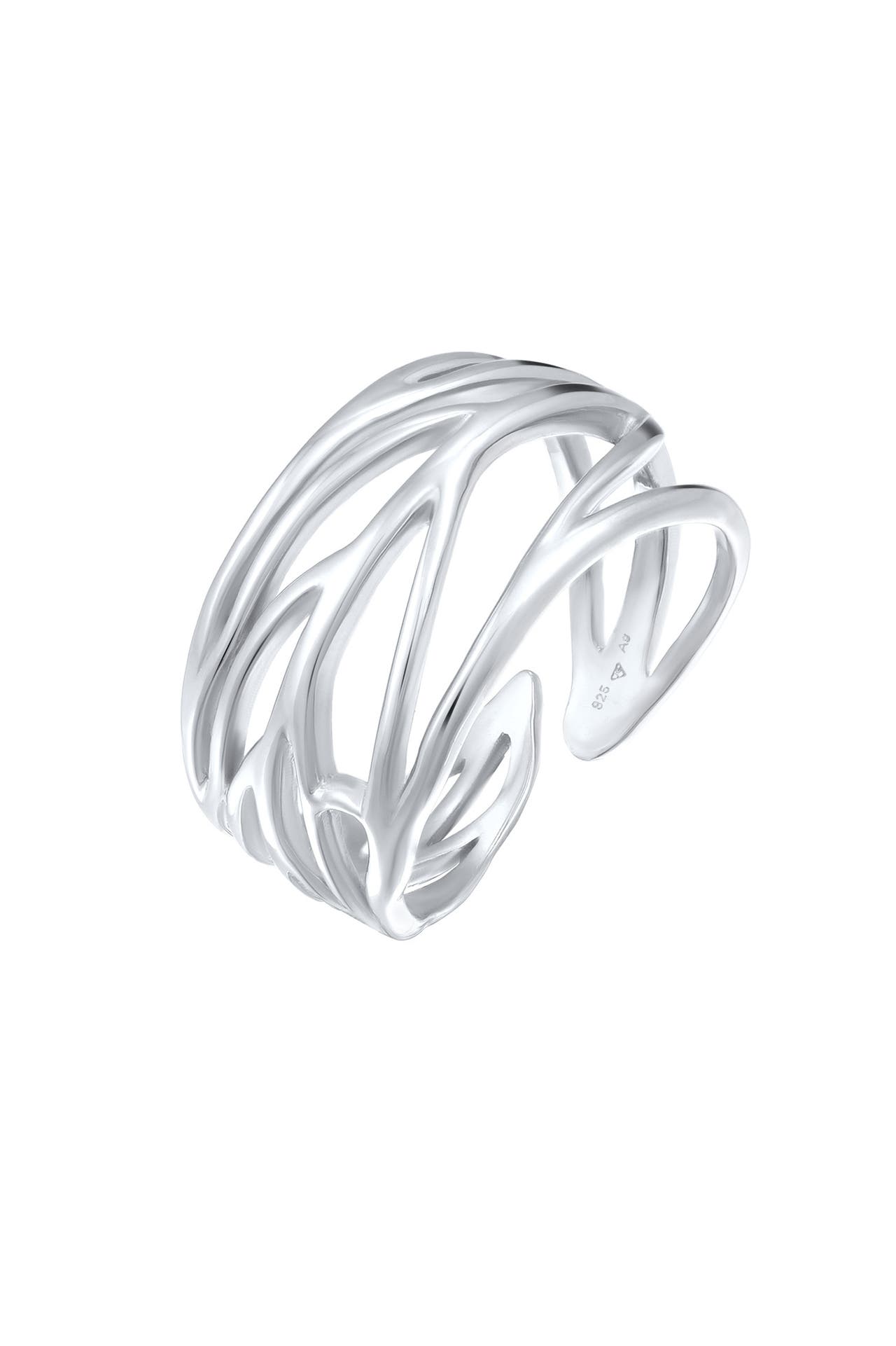 ELLI Ring Ornament und offene Ringschiene 925 Silber, Bild 1