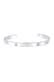 Armband Geo Bangle Kreuz Minimal Zirkonia 925 Silber Silber