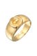 Ring Spirale Siegelring 925 Sterling Silber Vergoldet Gold