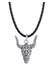Kette Herren Leder Stierkopf Bulle 925 Silber Silber