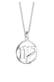 Kette Jungfrau Sternzeichen 925 Sterling Silber Silber