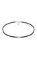 Kette Choker Herz Satinband 925 Silber Silber
