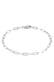 Armband Glieder Oval Basic Chunky Chains Optik 925 Silber Silber