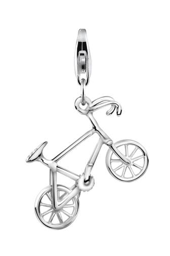 NENALINA Charm Fahrrad Bike Anhänger Kettenanhänger 925 Silber