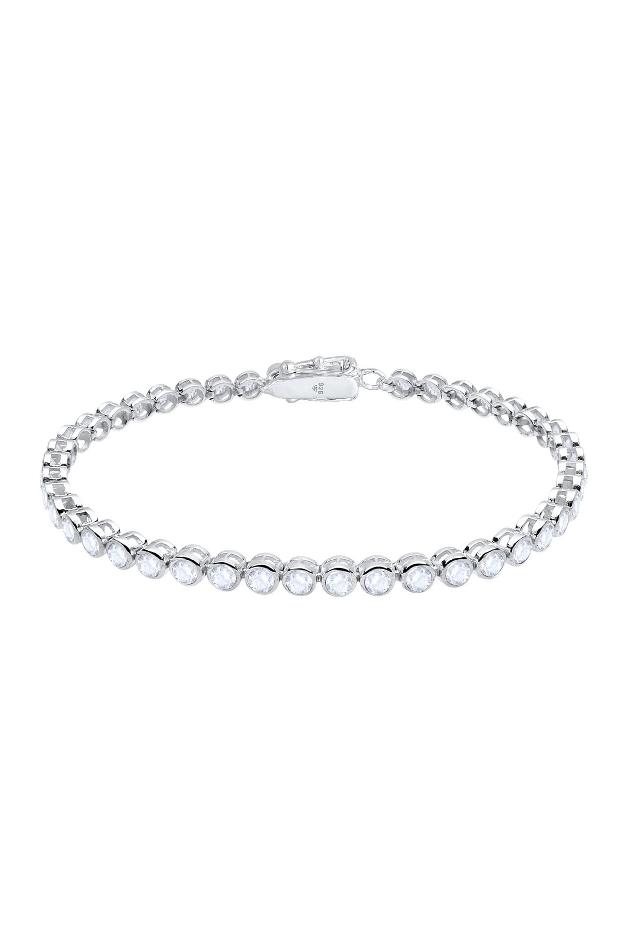 ELLI PREMIUM Armband Elli PREMIUM Armband Tennisarmband Topas Silber Weiß, Bild 1