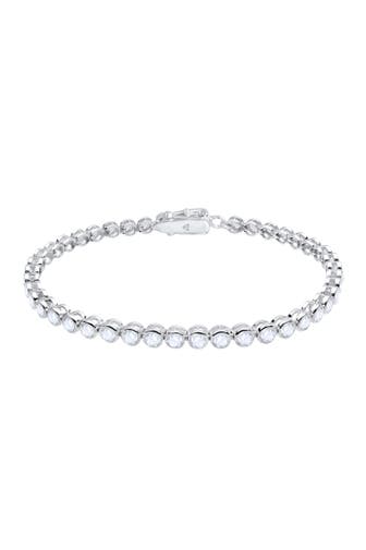 ELLI PREMIUM Armband Elli PREMIUM Armband Tennisarmband Topas Silber Weiß