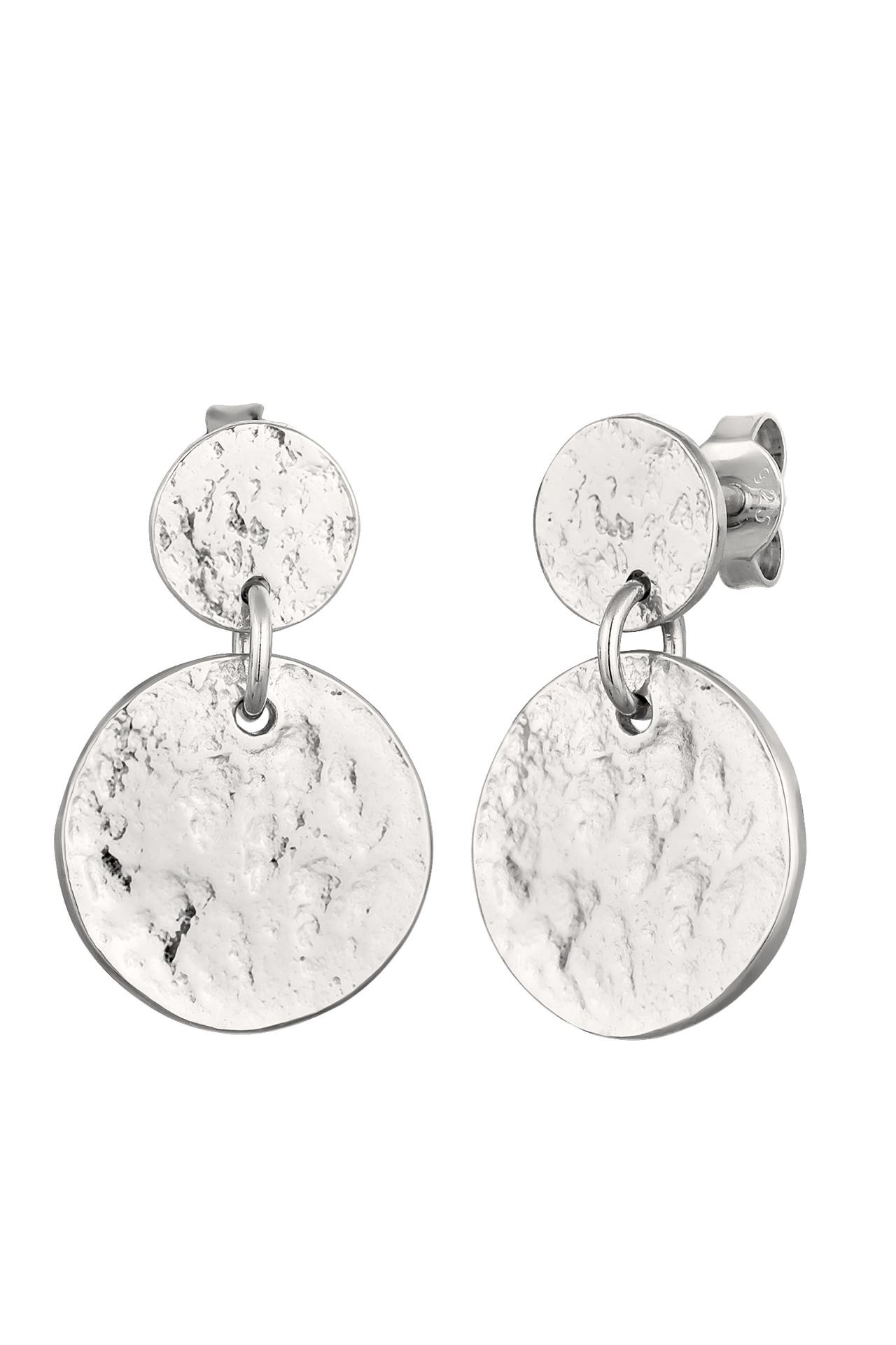 ELLI Ohrringe Ohrhänge Plättchen Vintage Look 925 Sterling Silber Silber, Bild 1