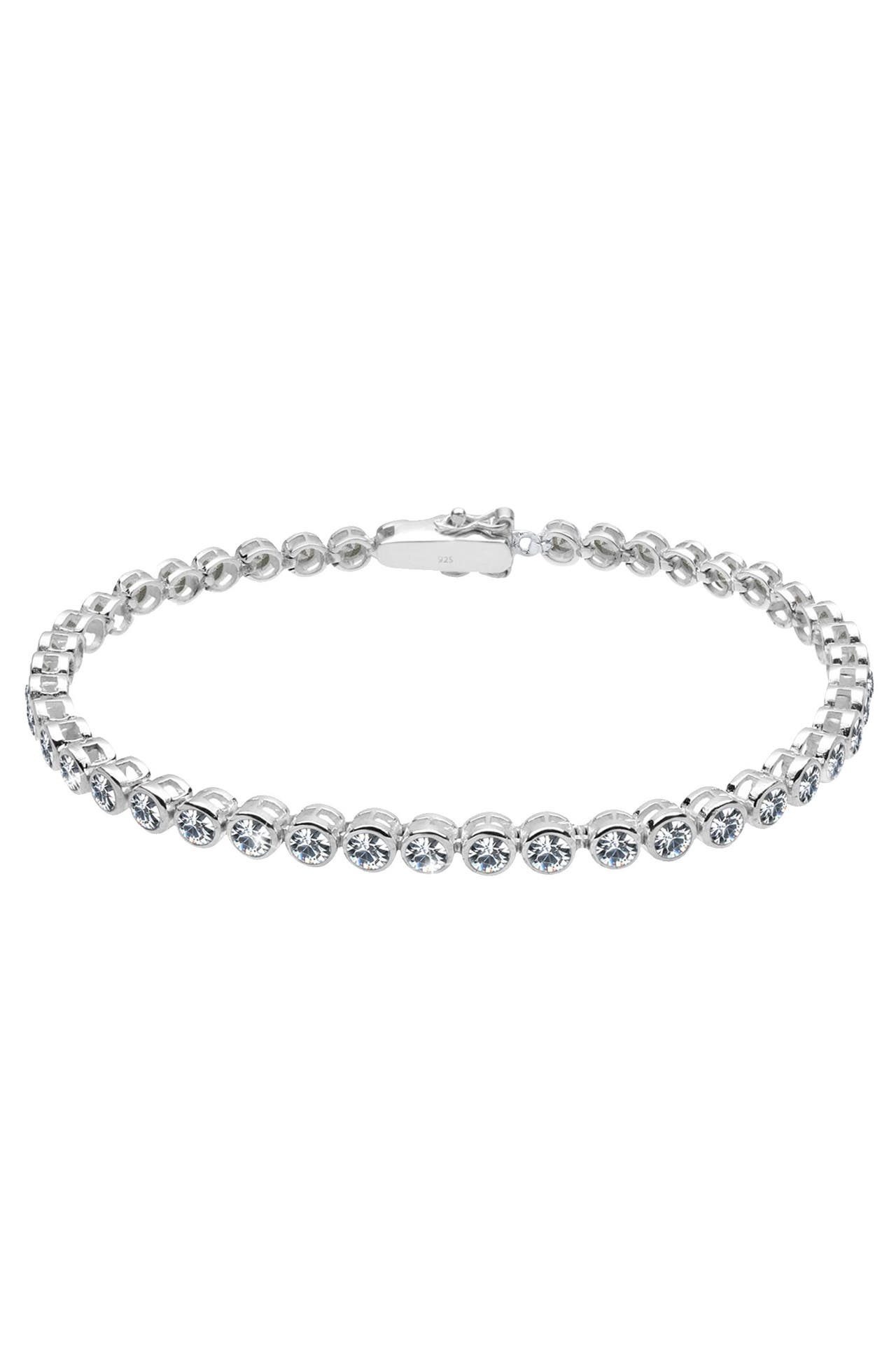 ELLI Armband Tennisarmband mit Kristallen von Swarovski® 925 Sterling Silber Silber, Bild 1