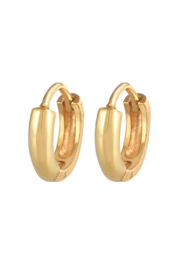 ELLI PREMIUM Ohrringe Creolen Basic Klassisch Rund 585 Gelbgold Gold
