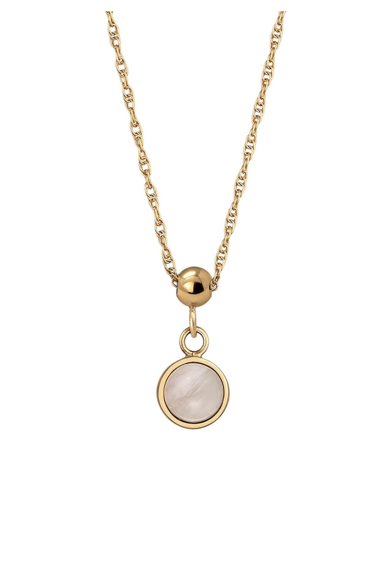 ELLI PREMIUM Kette Geburtsstein Edelstein Solitär 925 Sterling Silber vergoldet Grau, Bild 1
