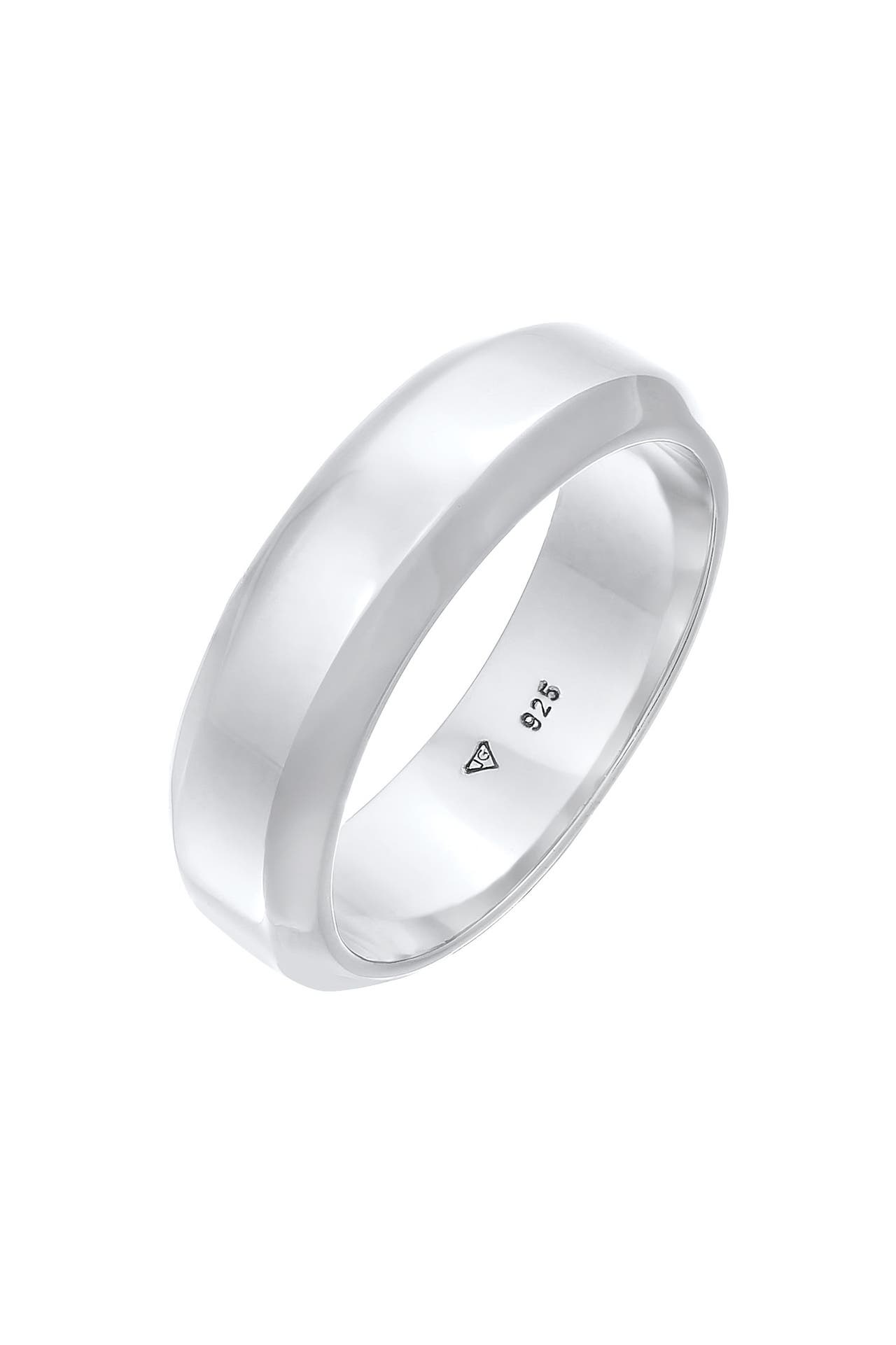 KUZZOI Ring Herren Bandring Basic 925 Silber, Bild 1