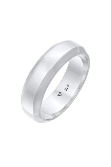 KUZZOI Ring Herren Bandring Basic 925 Silber