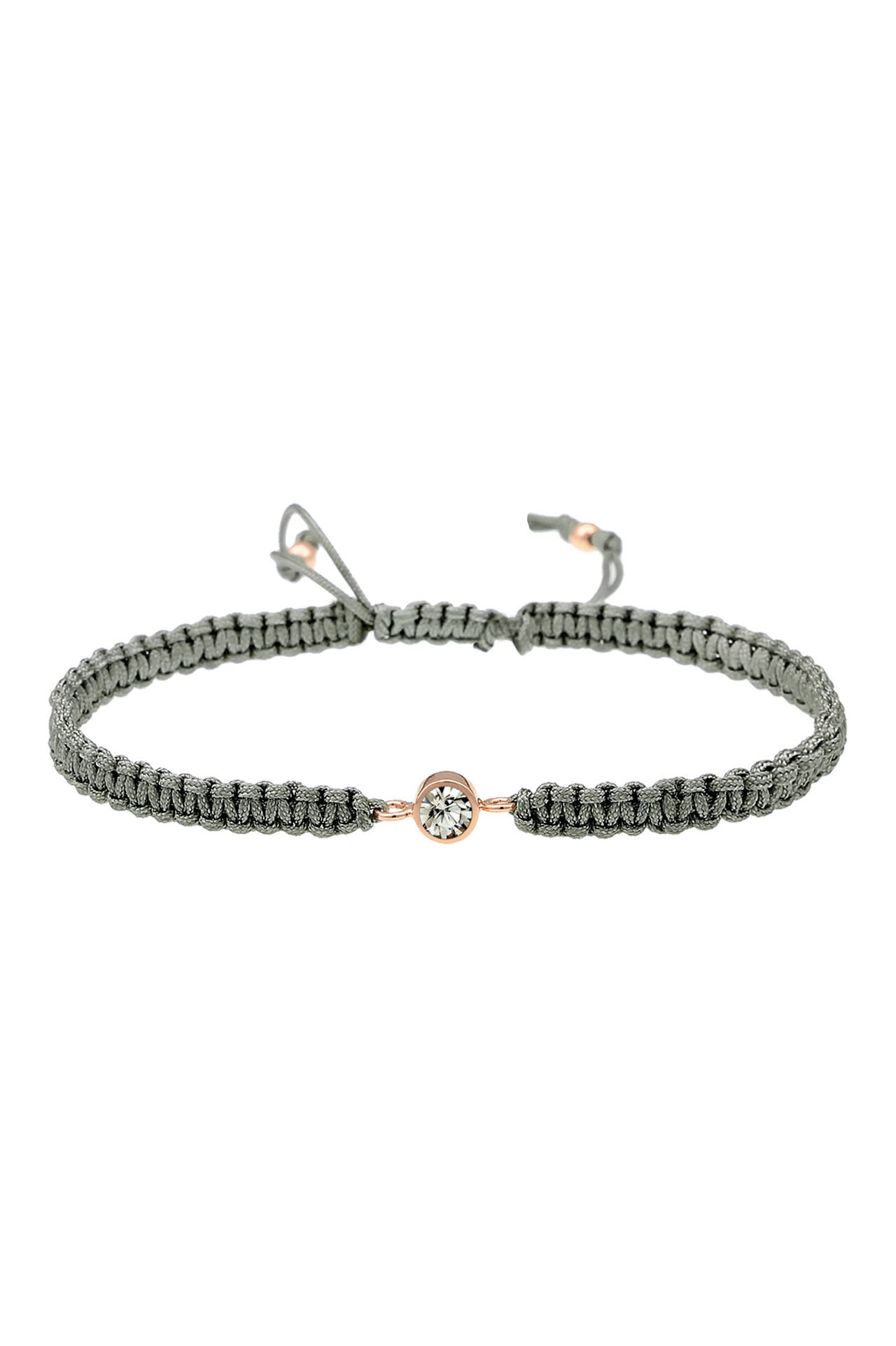 ELLI Armband Solitär mit Kristallen von Swarovski®925 Sterling Silber Grau, Bild 1