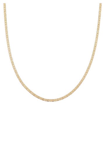 ELLI PREMIUM Kette Stäbchenpanzerkette Modisch 925 Silber rhodiniert Gold