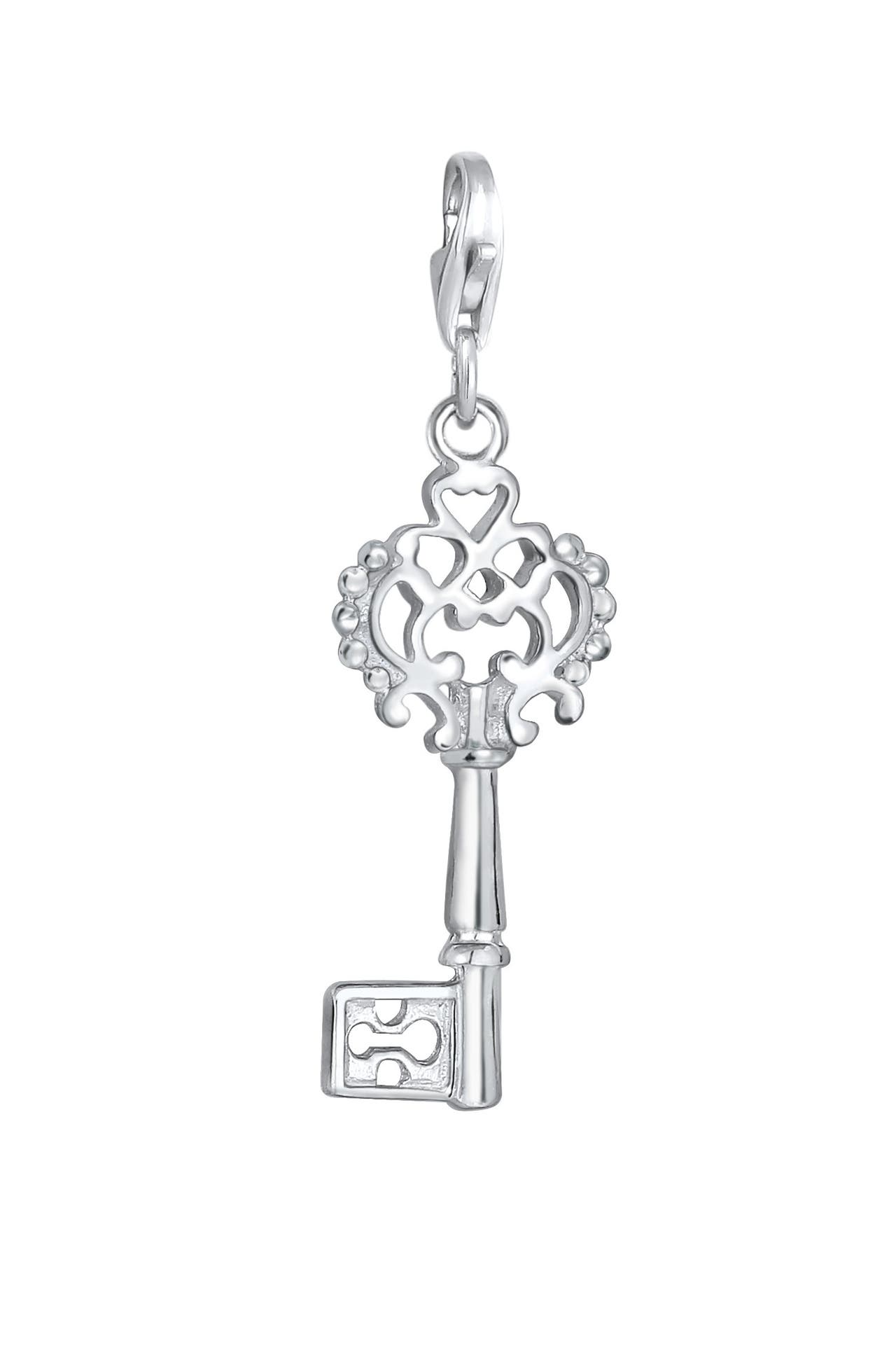 NENALINA Charm Anhänger Schlüssel Symbol Ornament 925 Silber, Bild 1
