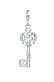 Charm Anhänger Schlüssel Symbol Ornament 925 Silber