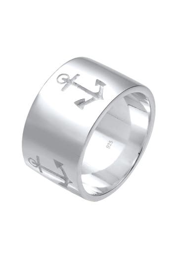 ELLI Ring Anker Bandring 925 Silber Silber