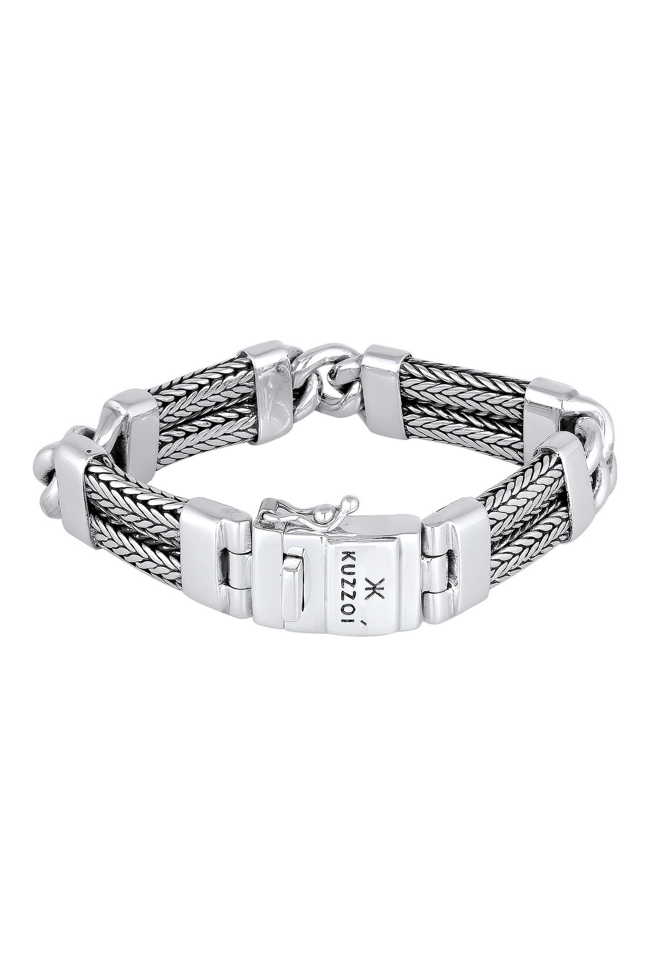 KUZZOI Armband Gliederarmband 925 Silber, Bild 1