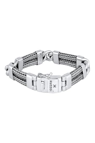 KUZZOI Armband Gliederarmband 925 Silber