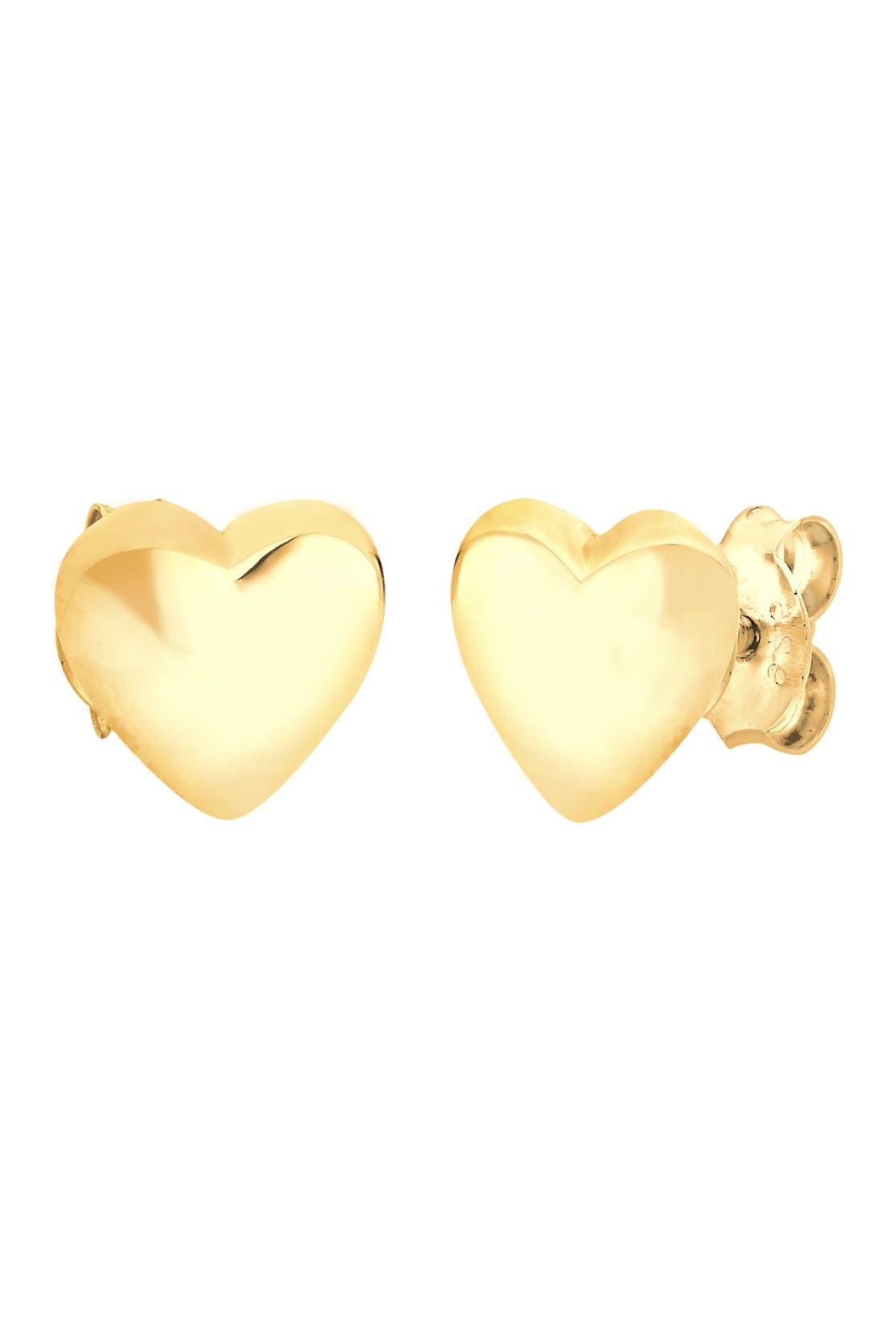 ELLI Ohrringe Herz Liebe Basic Filigran 925 Sterling Silber Gold, Bild 1