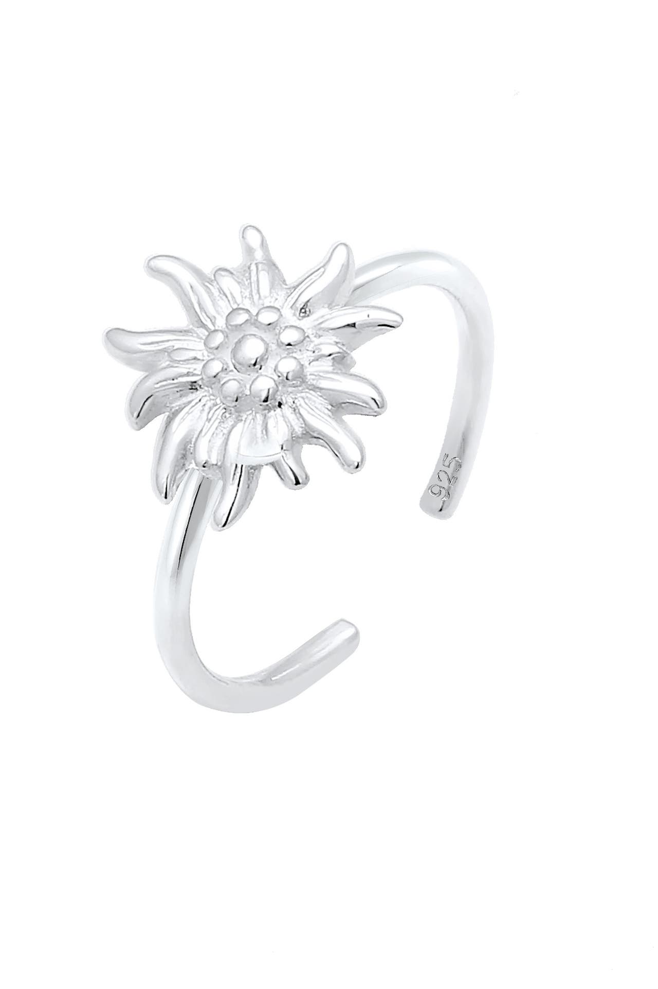 ELLI Ring Edelweiss Tracht Dirndl 925 Sterling Silver, Bild 1