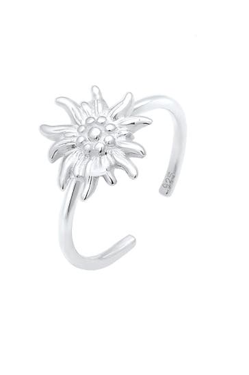 ELLI Ring Edelweiss Tracht Dirndl 925 Sterling Silver
