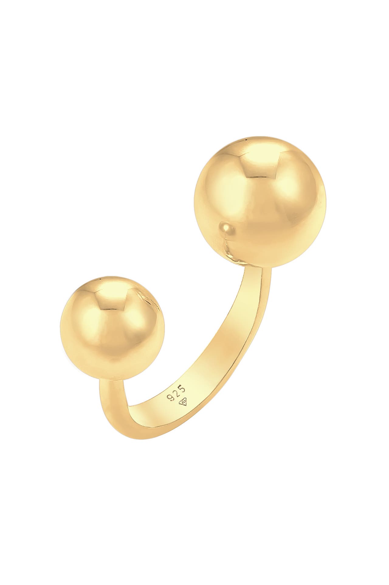 ELLI Ring Statement Kugeln 925er Silber Gold, Bild 1