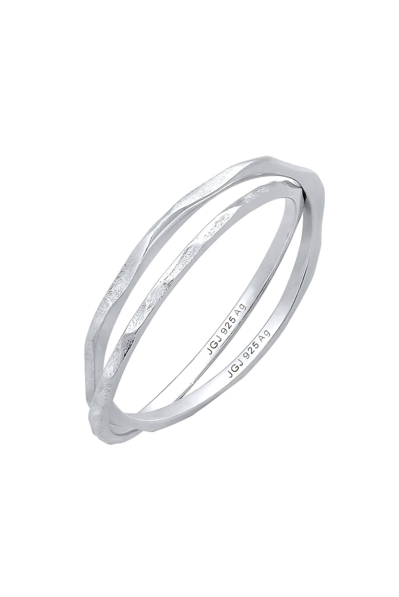 ELLI Ring Wickelring Handmade Vintage Style 925 Silber Silber, Bild 1