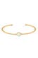 Armband Armreif Bangle Synthetischer Opal Trend 925 Silber Gold