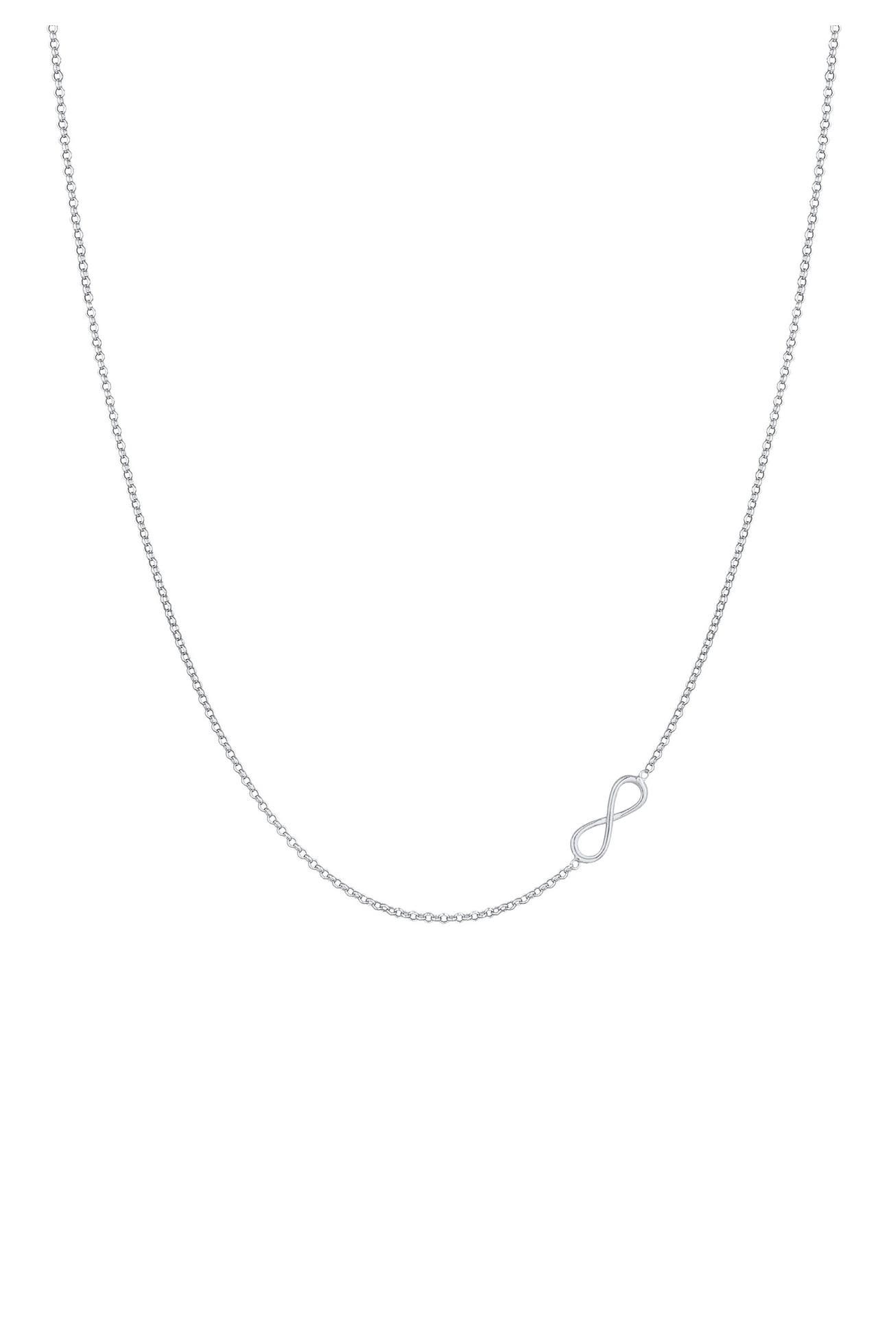 ELLI Kette Infinty Trend Halskette 925 Silber Silber, Bild 1