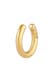Ohrringe Earcuff Single Rund Basic 925 Silber Gold
