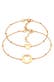 Armband Herz Liebe Cut Out Mutter Kind Set 925 Silber Gold