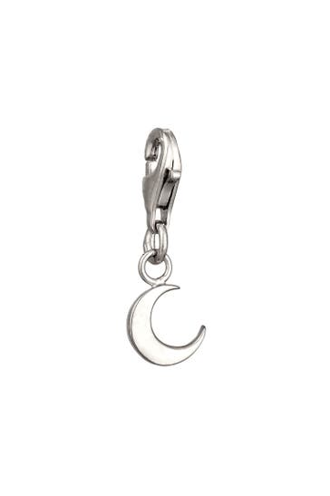 ELLI Charm Anhänger Halbmond 925 Sterling Silber