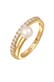 Ring Süßwasserperle Zirkonia 925 Silber Gold