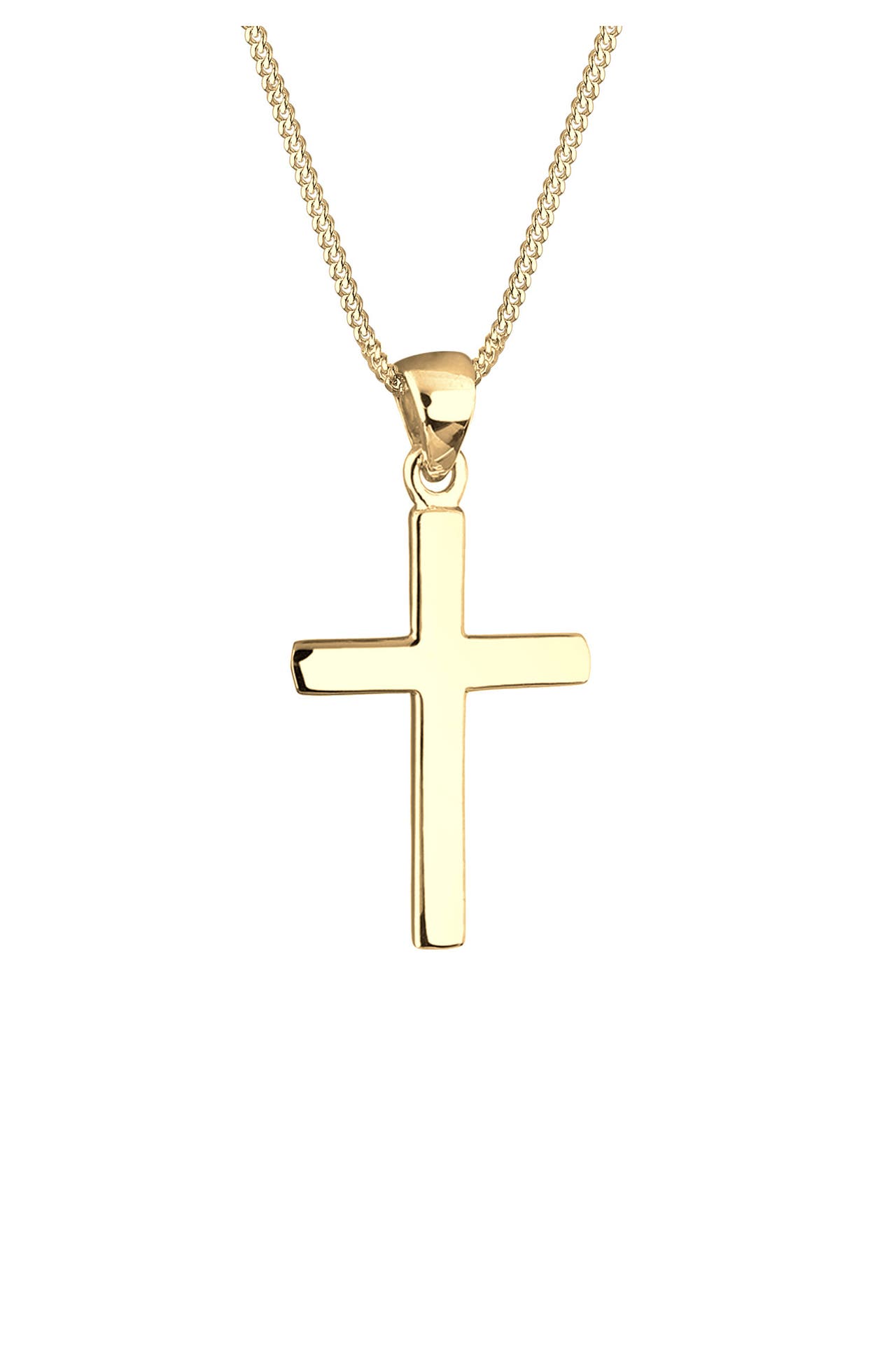 ELLI Kette Kreuz Symbol Religion Schmuck Geschenk 925 Silber Gold, Bild 1