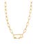Kette Gliederkette Oval Verstellbar Basic 925 Silber Gold