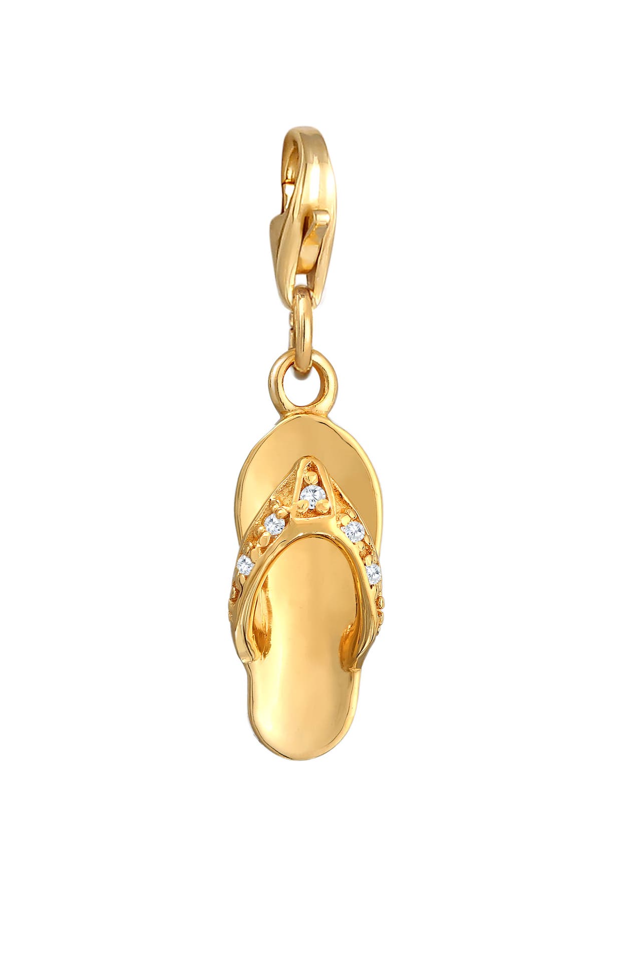 NENALINA Charm Anhänger Sandale Zirkonia Kristalle 925 Silber, Bild 1