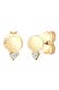 Ohrringe Ohrstecker Diamant Brillant (0.03 ct) 585 Gelbgold Gold