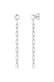 Ohrringe Ohrstecker Hänger Gliederkette Trend 925 Silber Silber