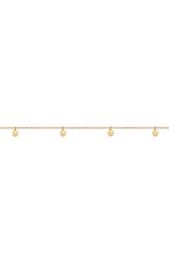 ELLI Kette Choker Plättchen Coins Matt 925 Silber Gold