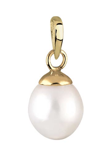 ELLI PREMIUM Anhänger Süßwasserzuchtperle 585 Gelbgold