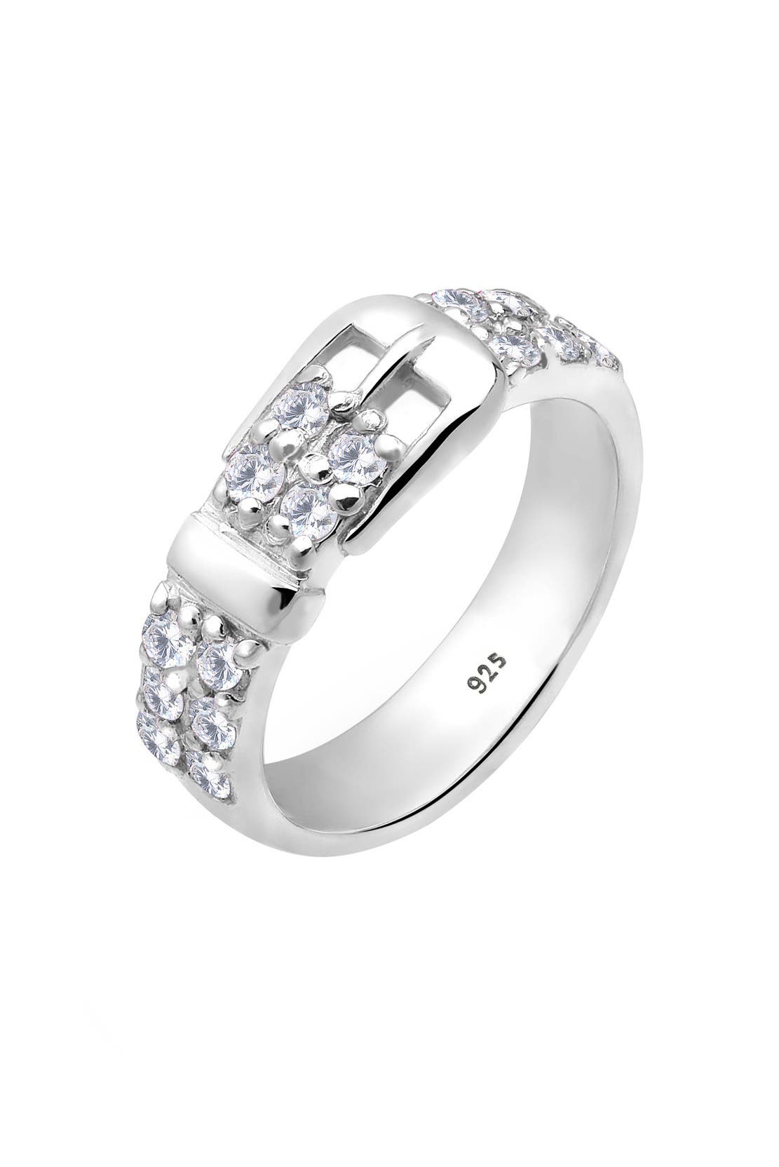 ELLI Ring Gürtel Basic Zirkonia 925 Silber, Bild 1