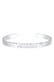 Armband Herren Basic Bangle Matt 925 Silber Grau